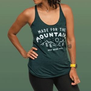 Made for the Mountains Women's Racerback Tank, L, NWOT